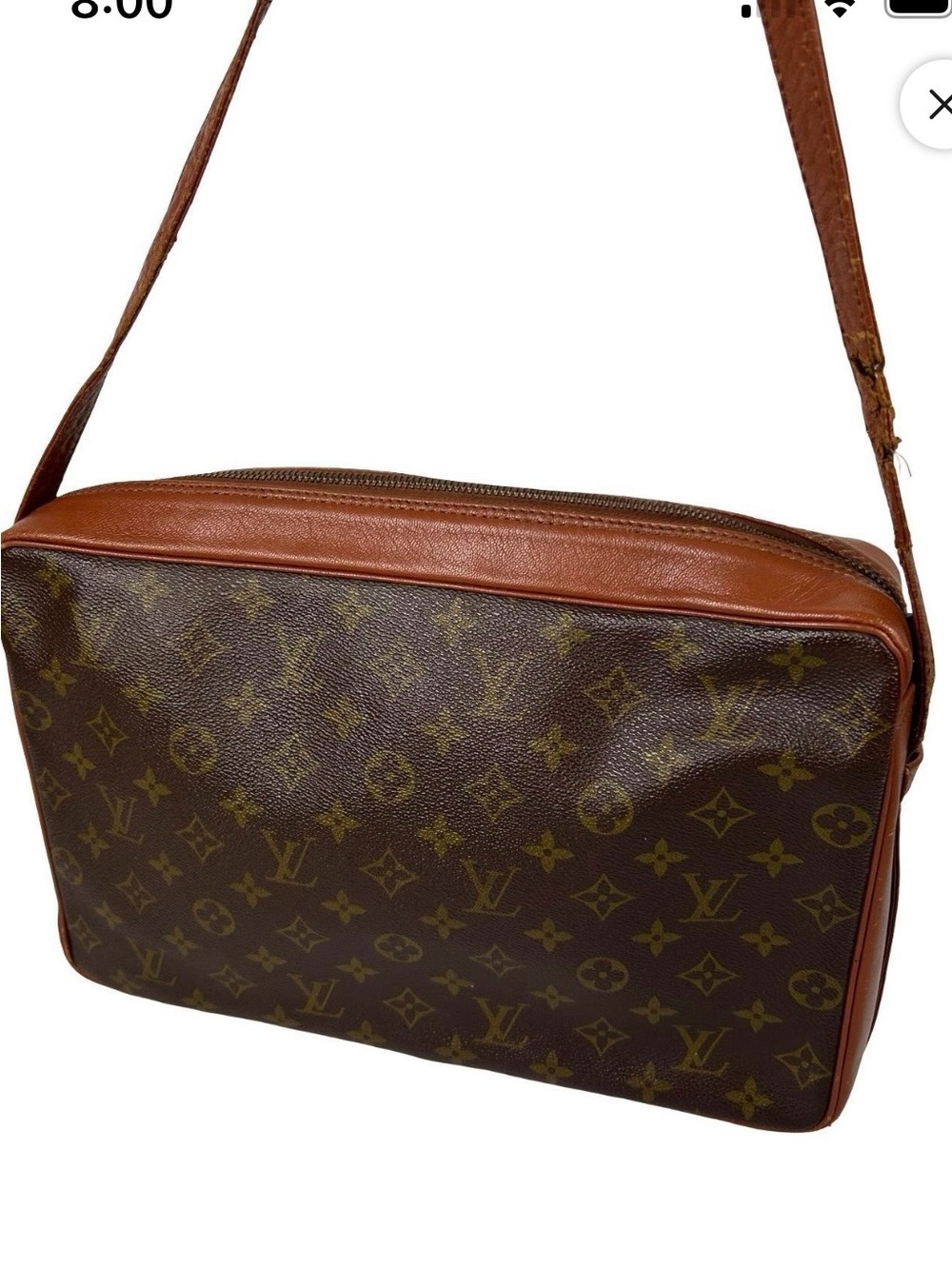 Vintage Authentic Louis Vuitton Sac Bandouliere Bag
